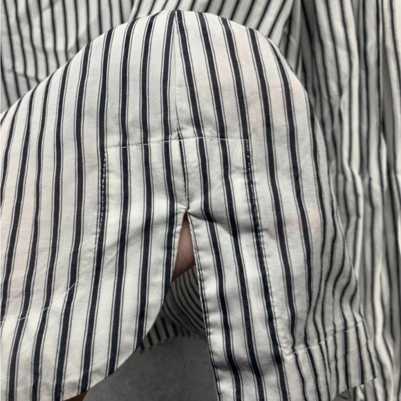 Worthington Black and White Striped Blouse - Picture 4 of 8